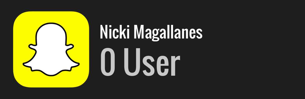 Nicki Magallanes snapchat