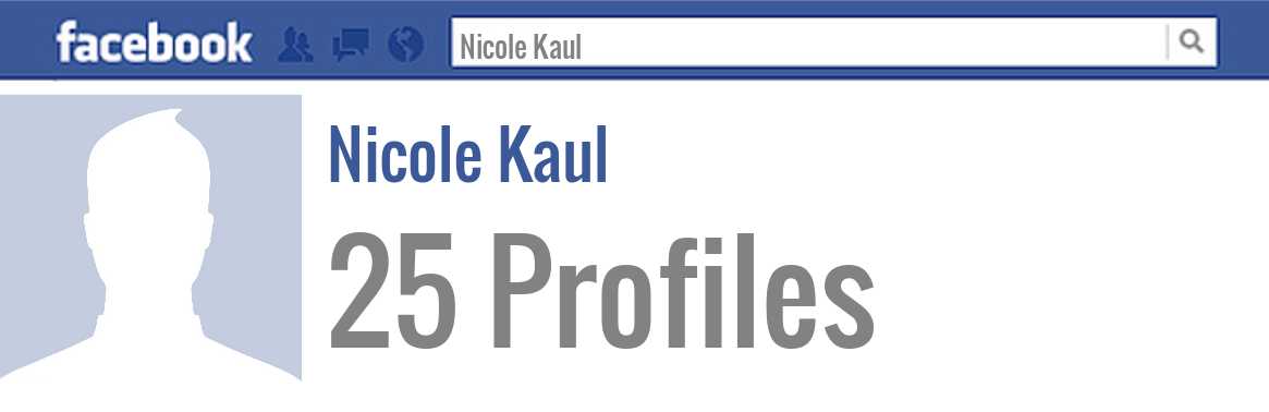 Nicole Kaul facebook profiles