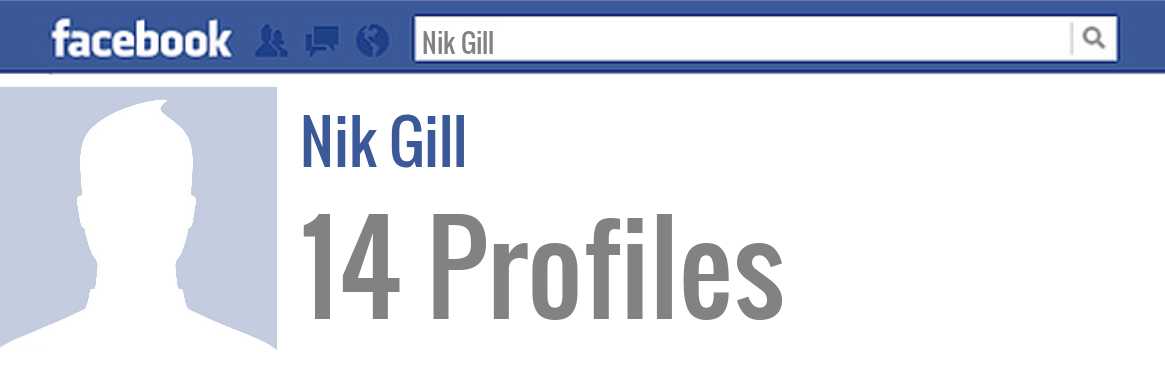 Nik Gill facebook profiles