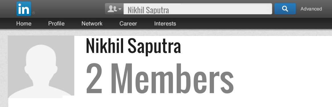 Nikhil Saputra linkedin profile