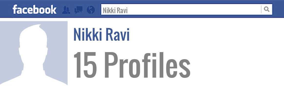 Nikki Ravi facebook profiles