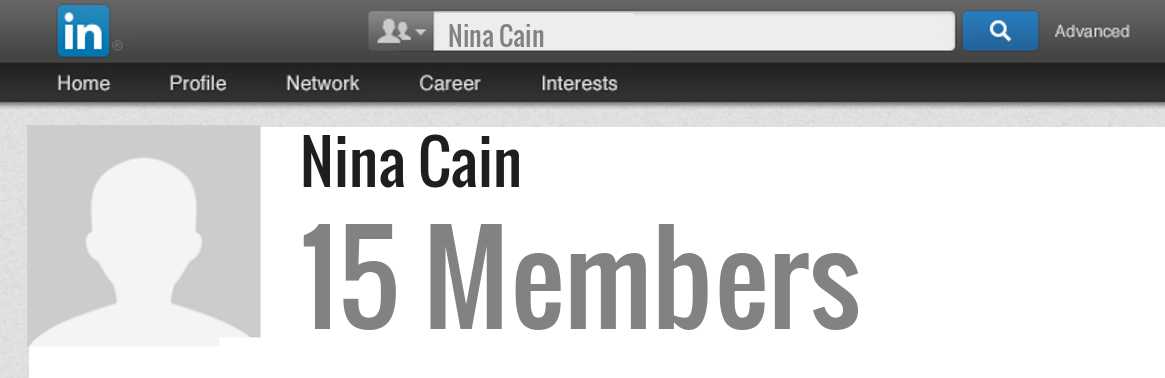Nina Cain linkedin profile