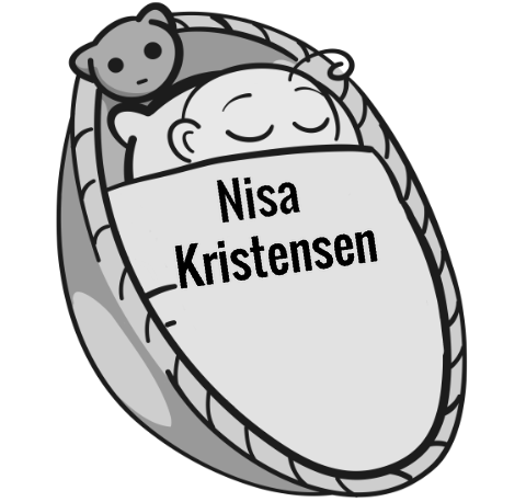 Nisa Kristensen sleeping baby