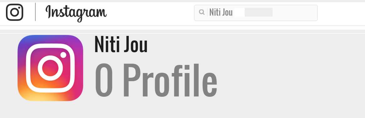 Niti Jou instagram account