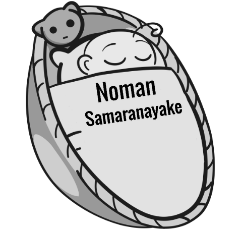 Noman Samaranayake sleeping baby