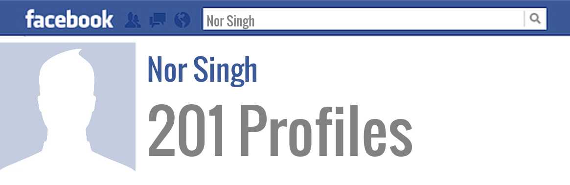 Nor Singh facebook profiles