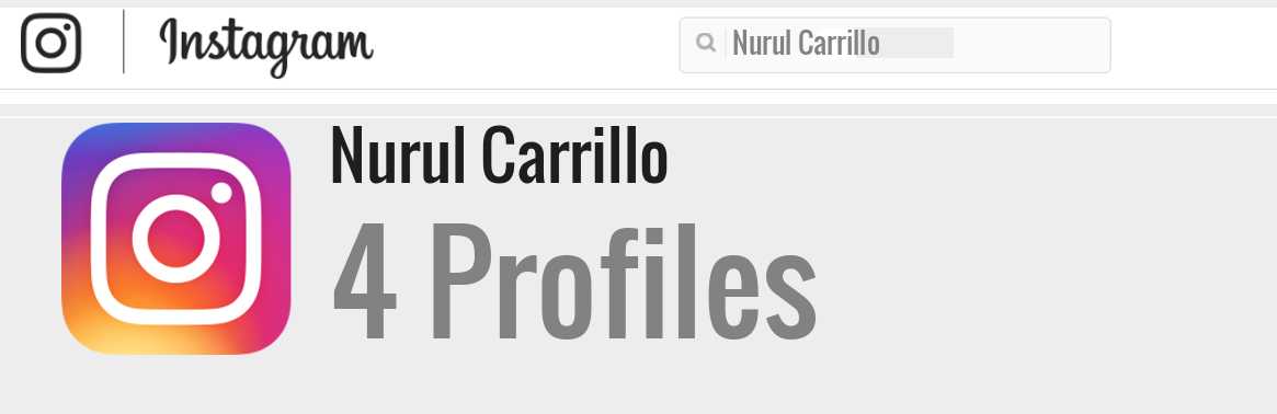 Nurul Carrillo instagram account