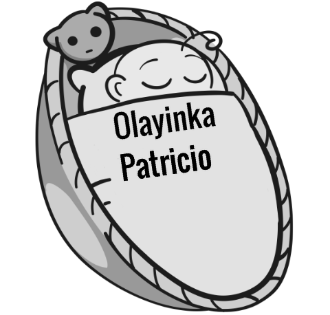 Olayinka Patricio sleeping baby