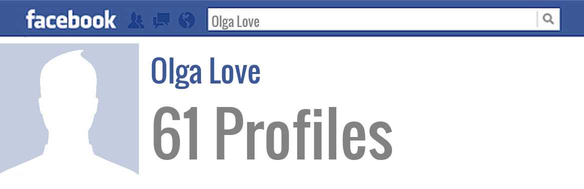 Olga Love facebook profiles