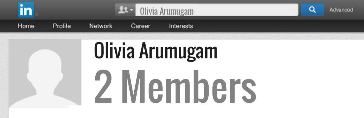 Olivia Arumugam linkedin profile