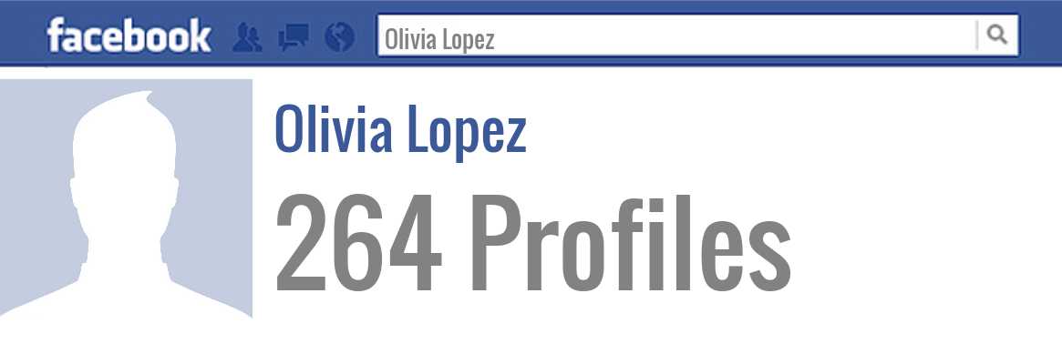 Olivia Lopez facebook profiles