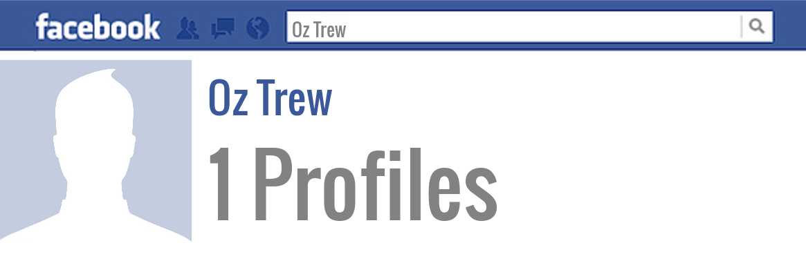 Oz Trew facebook profiles