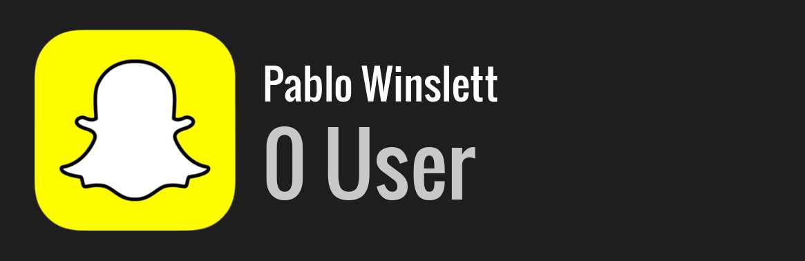 Pablo Winslett snapchat