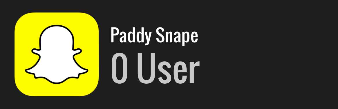 Paddy Snape snapchat