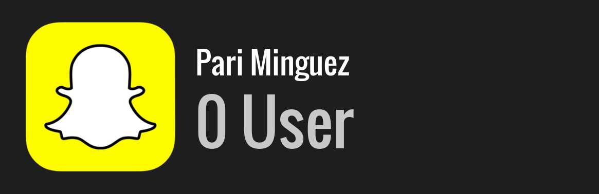 Pari Minguez snapchat