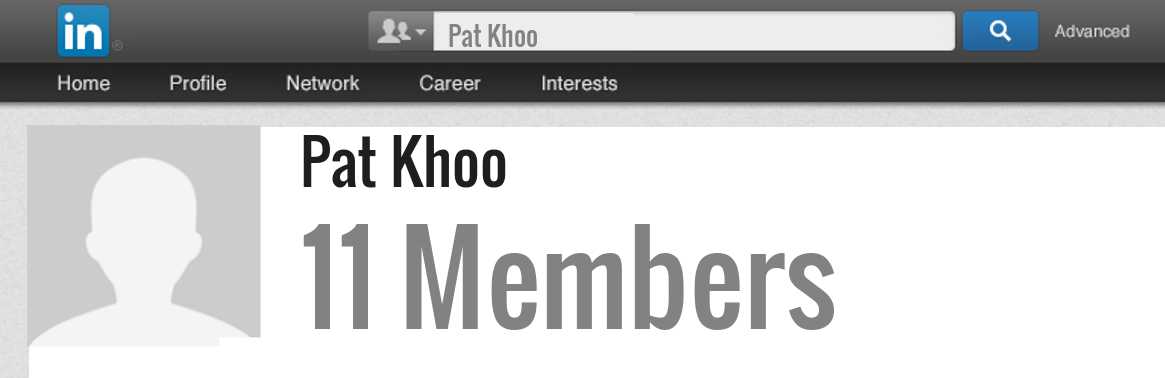 Pat Khoo linkedin profile