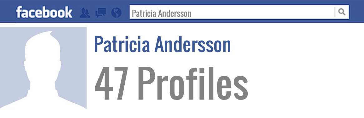 Patricia Andersson facebook profiles