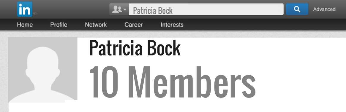 Patricia Bock linkedin profile