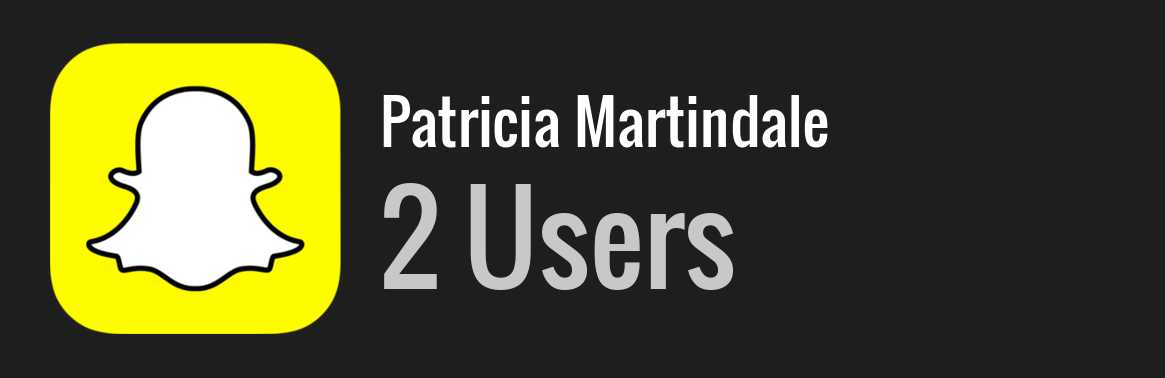 Patricia Martindale snapchat