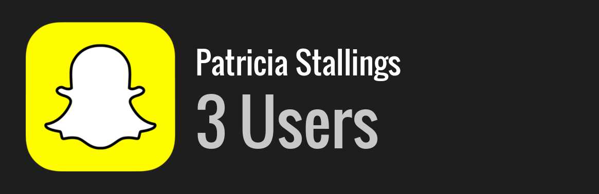Patricia Stallings snapchat
