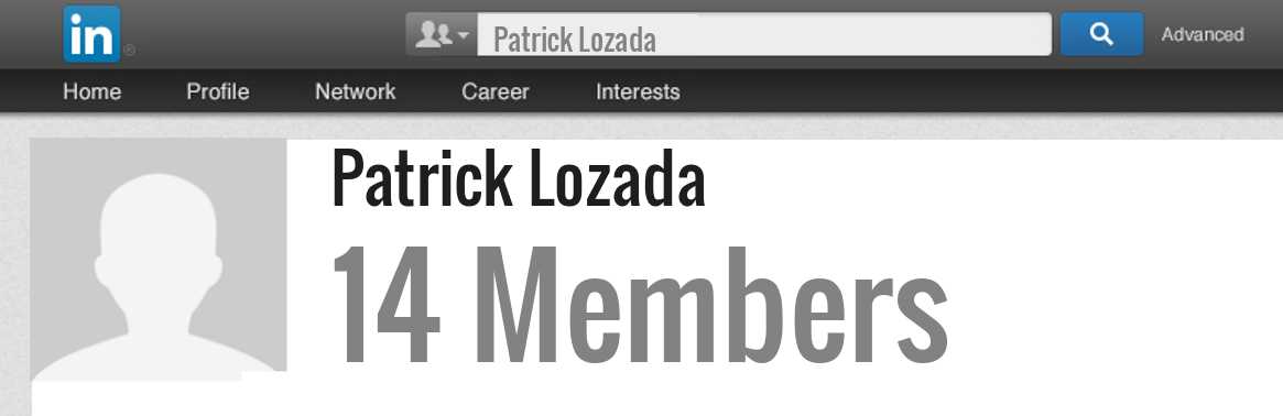 Patrick Lozada linkedin profile