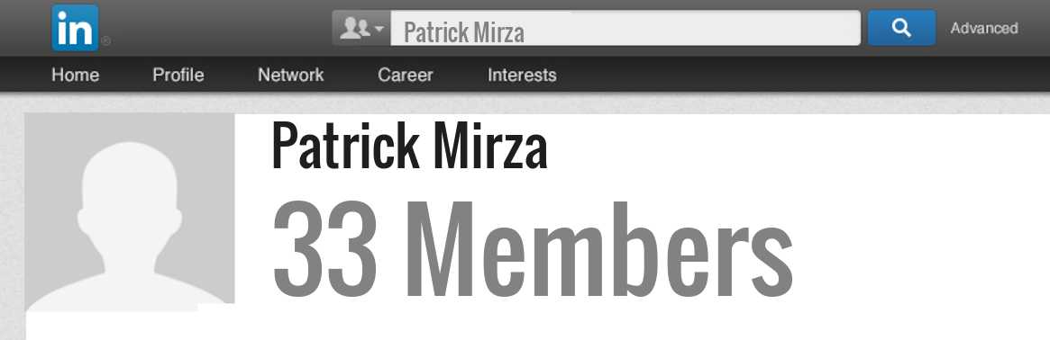 Patrick Mirza linkedin profile