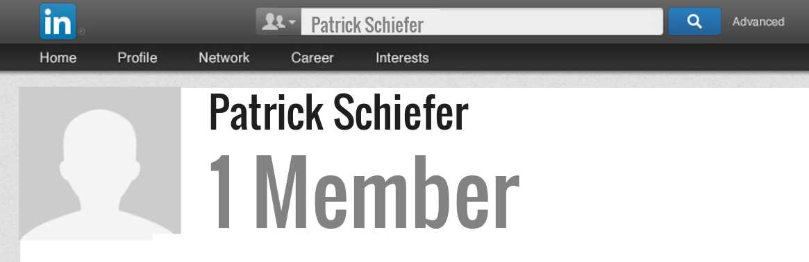 Patrick Schiefer linkedin profile