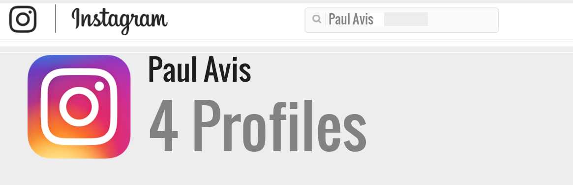 Paul Avis instagram account