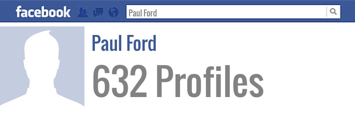 Paul Ford facebook profiles