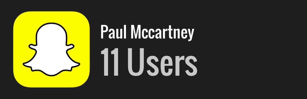 Paul Mccartney snapchat