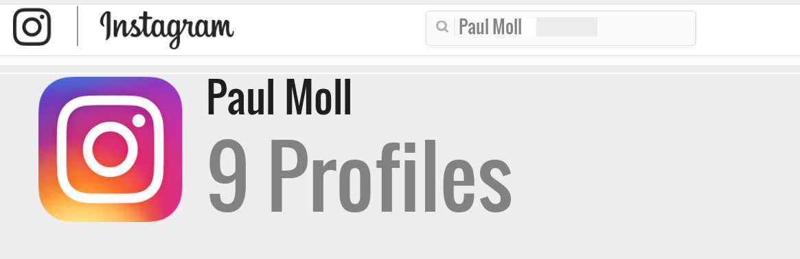 Paul Moll instagram account