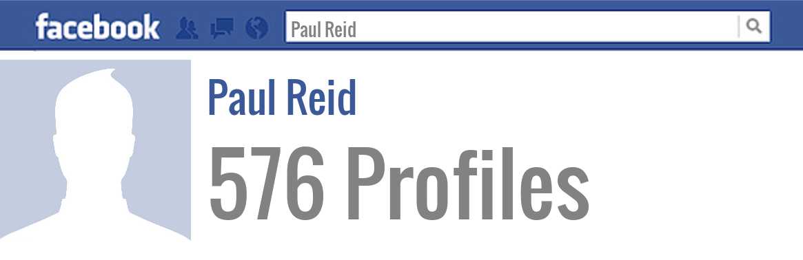 Paul Reid facebook profiles