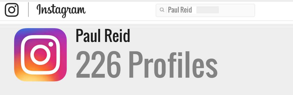 Paul Reid instagram account