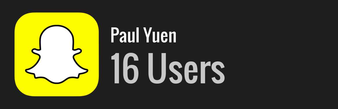 Paul Yuen snapchat