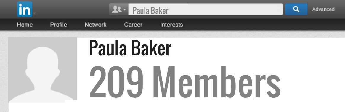Paula Baker linkedin profile