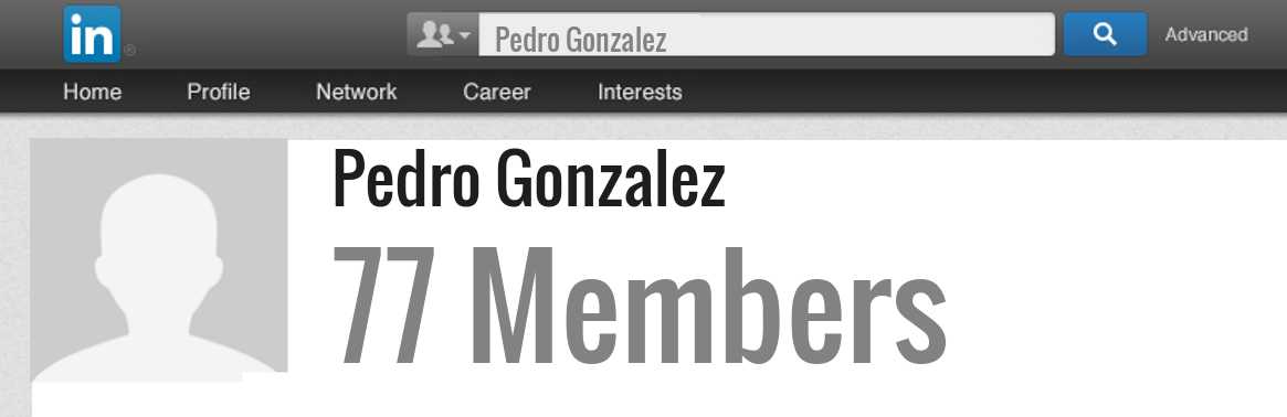 Pedro Gonzalez linkedin profile