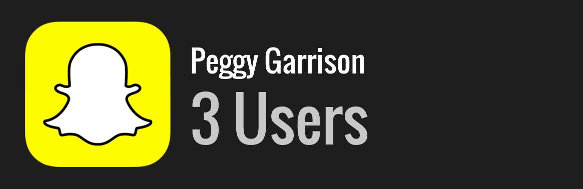 Peggy Garrison snapchat