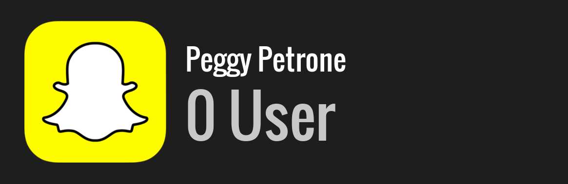 Peggy Petrone snapchat
