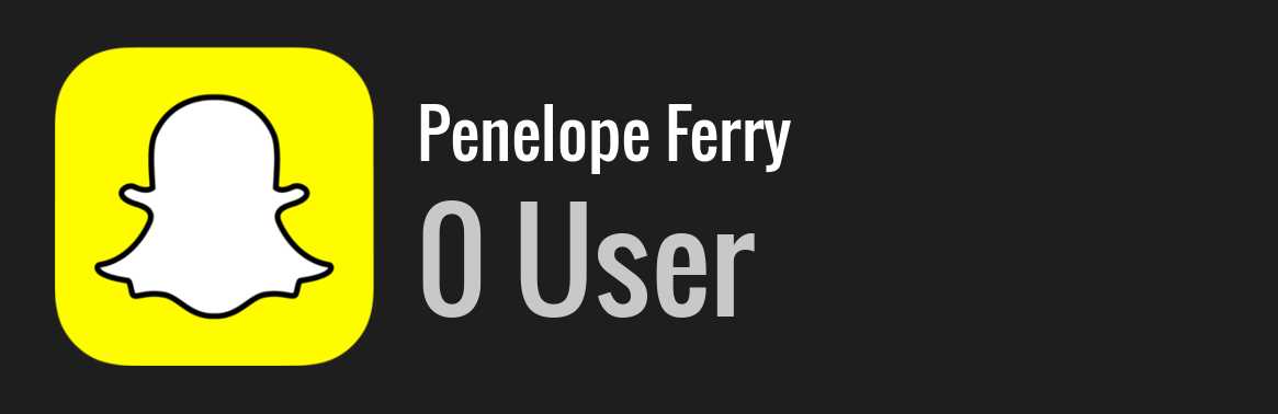 Penelope Ferry snapchat
