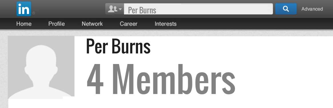 Per Burns linkedin profile