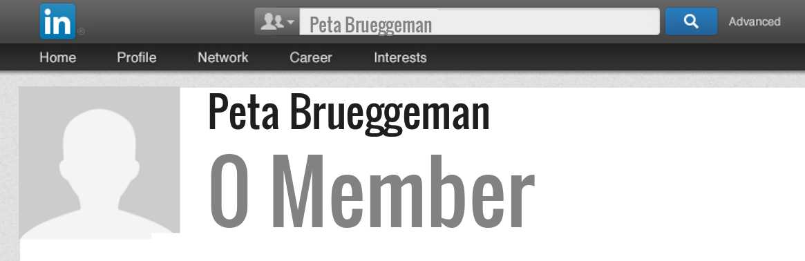 Peta Brueggeman linkedin profile