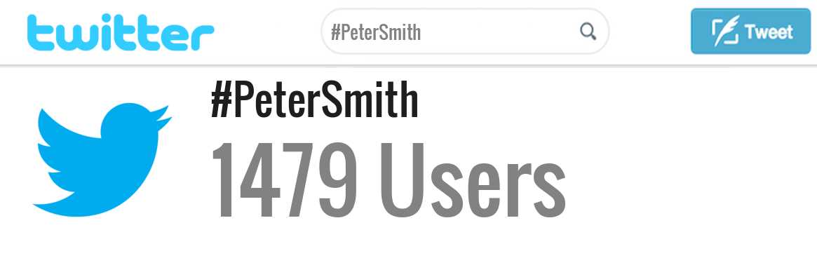 Peter Smith twitter account