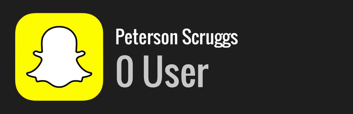 Peterson Scruggs snapchat