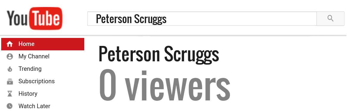 Peterson Scruggs youtube subscribers
