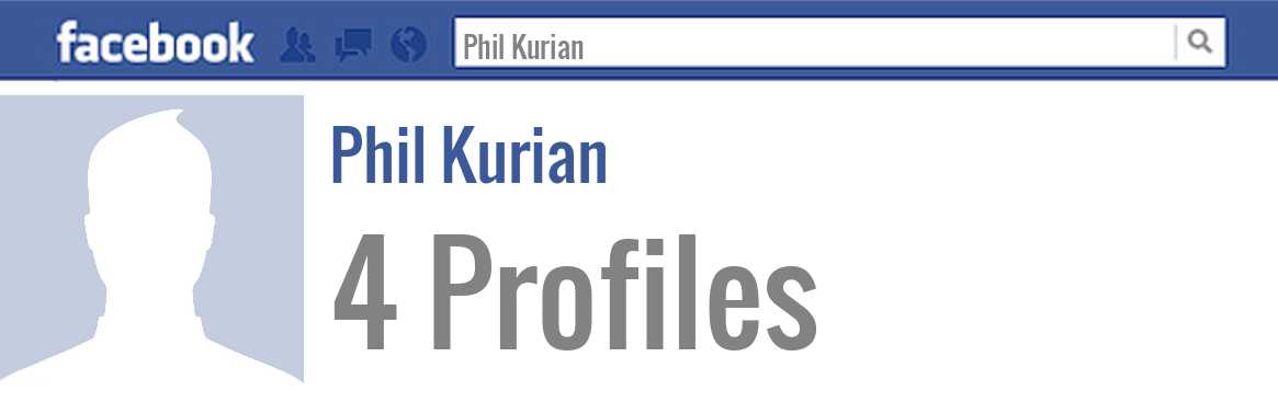 Phil Kurian facebook profiles