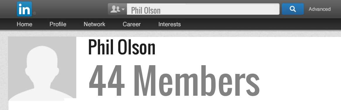 Phil Olson linkedin profile