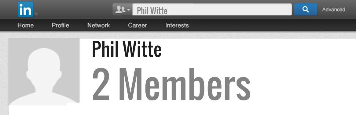 Phil Witte linkedin profile