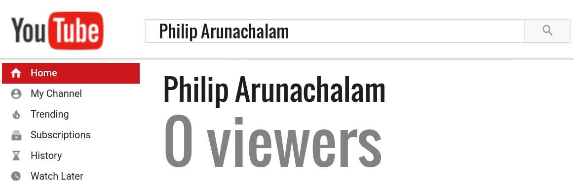 Philip Arunachalam youtube subscribers