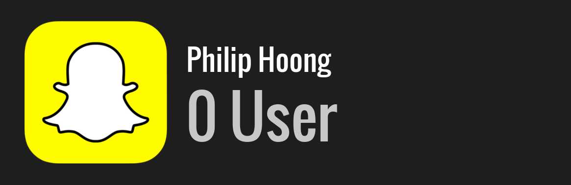 Philip Hoong snapchat