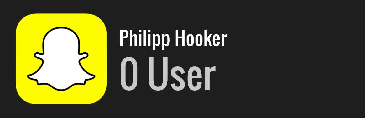 Philipp Hooker snapchat